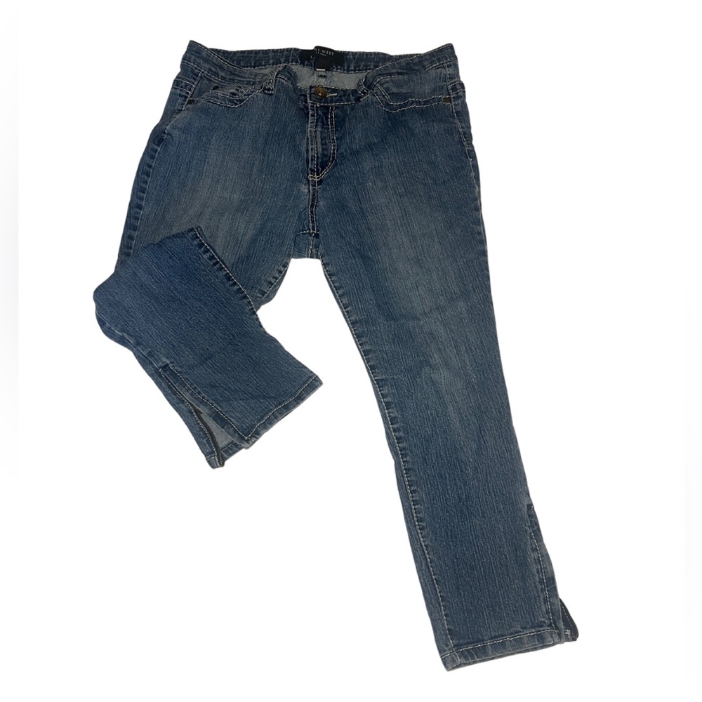 Nine West Blue Straight Leg Jeans